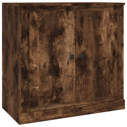 Skänk rökfärgad ek 70x35,5x67,5 cm konstruerat trä