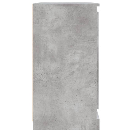 Skåp betonggrå 70x35,5x67,5 cm konstruerat trä