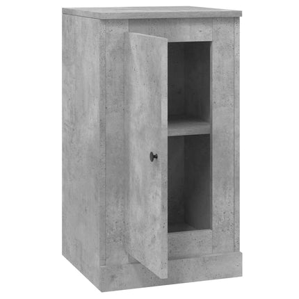 Skåp betonggrå 37,5x35,5x67,5 cm konstruerat trä