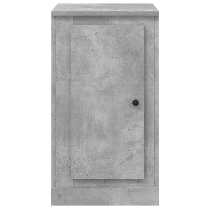 Skåp betonggrå 37,5x35,5x67,5 cm konstruerat trä