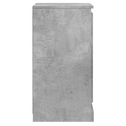 Skåp betonggrå 37,5x35,5x67,5 cm konstruerat trä