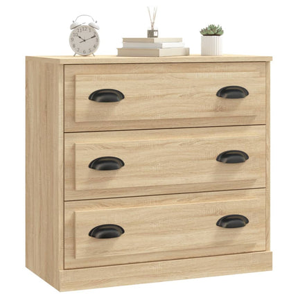 Skänk sonoma-ek 70x35,5x67,5 cm konstruerat trä