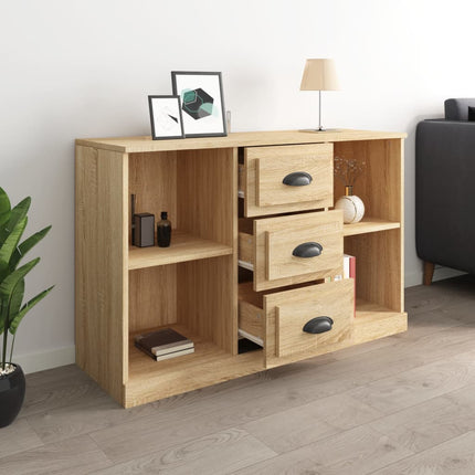 Skänk sonoma-ek 104,5x35,5x67,5 cm konstruerat trä