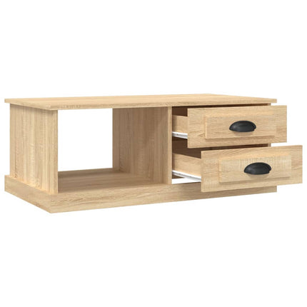 Soffbord sonoma-ek 90x50x35 cm konstruerat trä