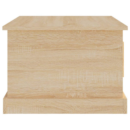 Soffbord sonoma-ek 50x50x35 cm konstruerat trä