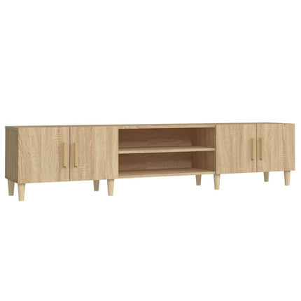 TV-skåp Sonoma ek 180x31,5x40 cm konstruerat trä