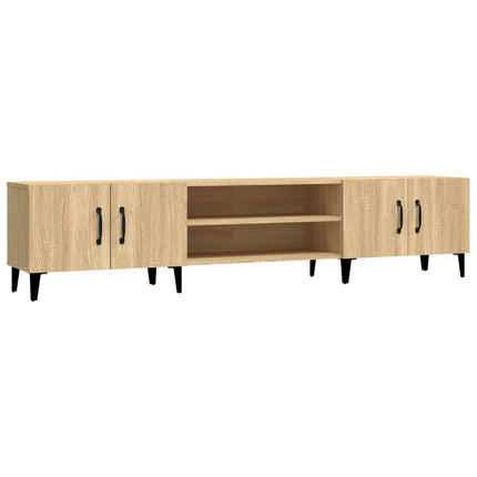 TV-skåp Sonoma ek 180x31,5x40 cm konstruerat trä
