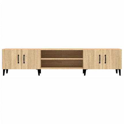 TV-skåp Sonoma ek 180x31,5x40 cm konstruerat trä