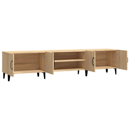 TV-skåp Sonoma ek 180x31,5x40 cm konstruerat trä
