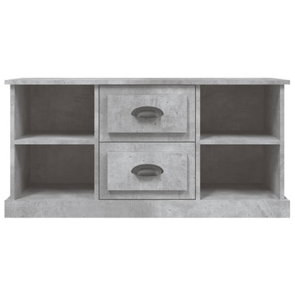 Tv-bänk betonggrå 99,5x35,5x48 cm konstruerat trä