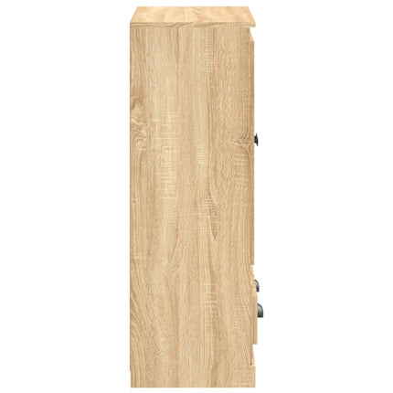 Skåp sonoma-ek 60x35,5x103,5 cm konstruerat trä
