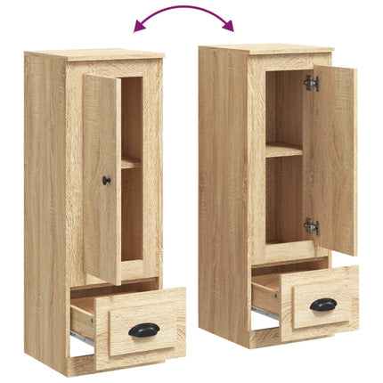 Skåp sonoma-ek 36x35,5x103,5 cm konstruerat trä