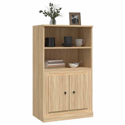 Skåp sonoma-ek 60x35,5x103,5 cm konstruerat trä