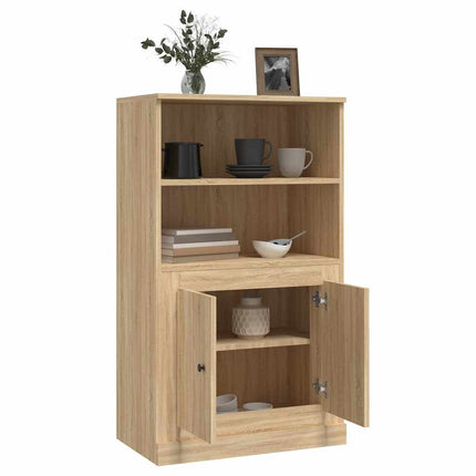 Skåp sonoma-ek 60x35,5x103,5 cm konstruerat trä