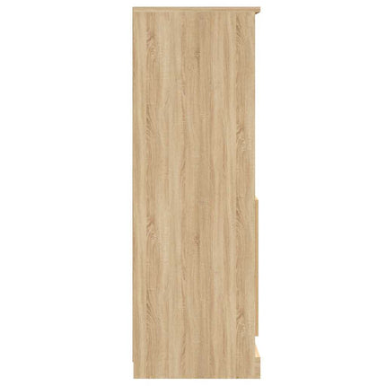 Skåp sonoma-ek 60x35,5x103,5 cm konstruerat trä