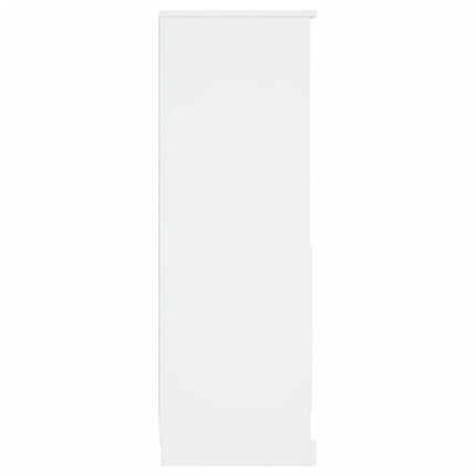 Skåp vit 36x35,5x103,5 cm konstruerat trä