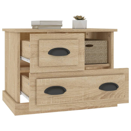 Sängbord sonoma-ek 60x39x45 cm