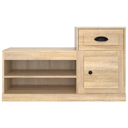 Skohylla sonoma-ek 100x42x60 cm konstruerat trä