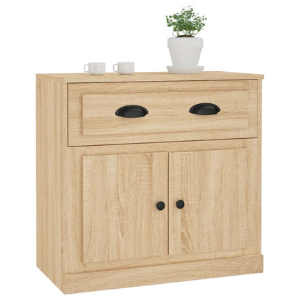 Skänk sonoma-ek 70x35,5x67,5 cm konstruerat trä