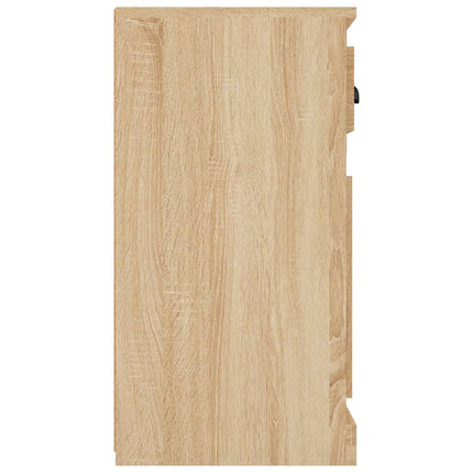 Skänk sonoma-ek 70x35,5x67,5 cm konstruerat trä