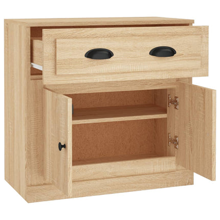 Skänk sonoma-ek 70x35,5x67,5 cm konstruerat trä