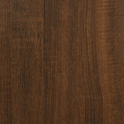 Skänk brun ek 70x35,5x67,5 cm konstruerat trä