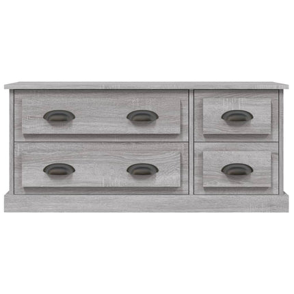 Tv-bänk grå sonoma 100x35,5x45 cm konstruerat trä