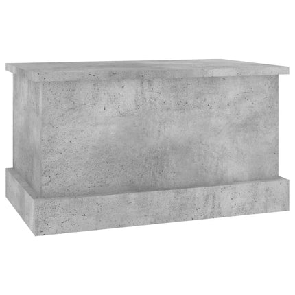 Förvaringslåda betonggrå 50x30x28 cm konstruerat trä