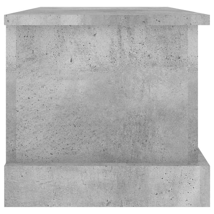 Förvaringslåda betonggrå 50x30x28 cm konstruerat trä
