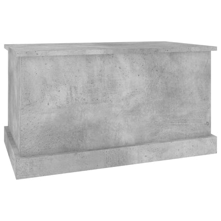 Förvaringslåda betonggrå 70x40x38 cm konstruerat trä