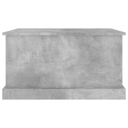 Förvaringslåda betonggrå 70x40x38 cm konstruerat trä