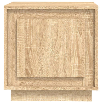 Sängbord 2 st sonoma-ek 44x35x45 cm konstruerat trä