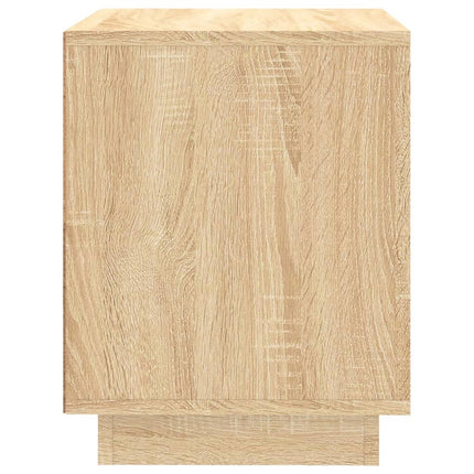 Sängbord 2 st sonoma-ek 44x35x45 cm konstruerat trä