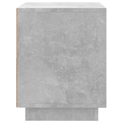 Sängbord betonggrå 44x35x45 cm konstruerat trä