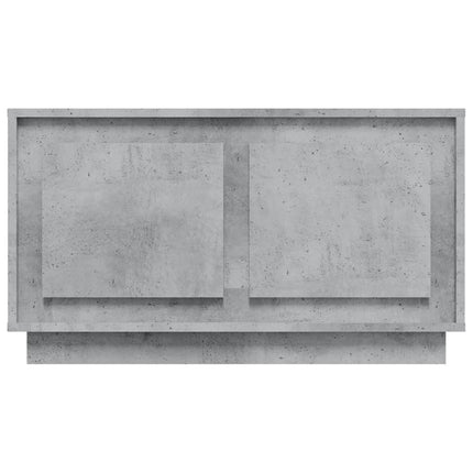TV-bänk betonggrå 80x35x45 cm konstruerat trä