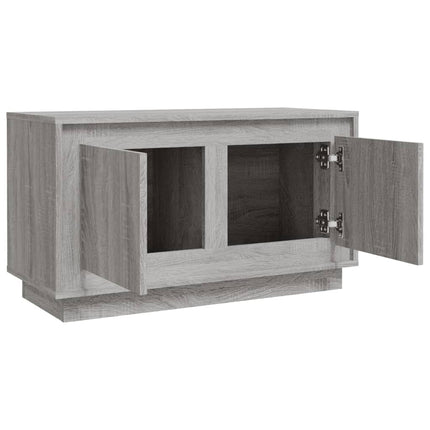 Tv-bänk grå sonoma 80x35x45 cm konstruerat trä