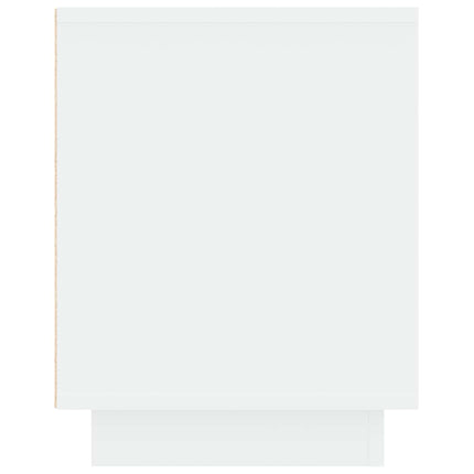 Tv-bänk vit 102x35x45 cm konstruerat trä