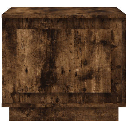 Soffbord rökfärgad ek 51x50x44 cm konstruerat trä