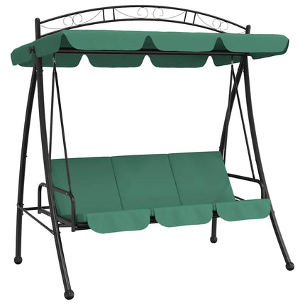 Hammock grön 198 cm tyg och stål