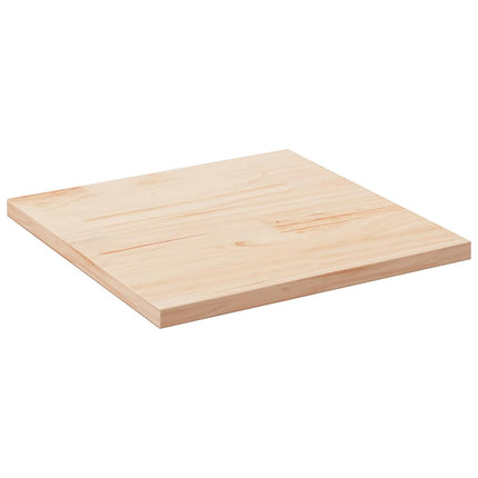 Bordsskiva 70x70x2,5 cm massivt trä furu fyrkantig