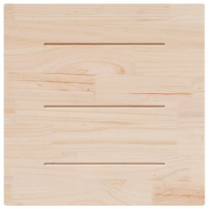 Bordsskiva 80x80x2,5 cm massivt trä furu fyrkantig