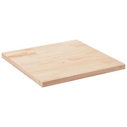 Bordsskiva 90x90x2,5 cm massiv furu fyrkantig