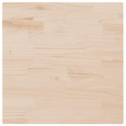 Bordsskiva 90x90x2,5 cm massiv furu fyrkantig