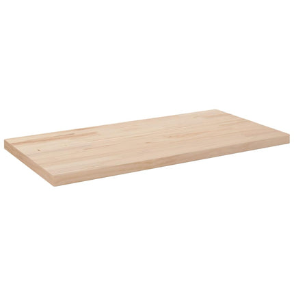 Bordsskiva 80x40x2,5 cm massiv furu rektangulär