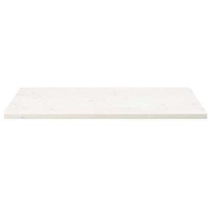 Bordsskiva vit 110x60x2,5 cm massiv furu rektangulär