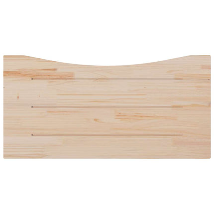 Skrivbordsskiva 100x50x2,5 cm massiv furu