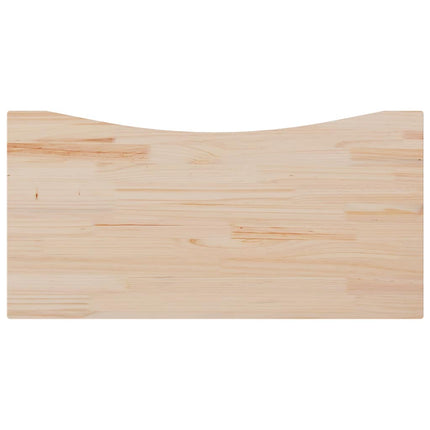 Skrivbordsskiva 110x55x2,5 cm massiv furu