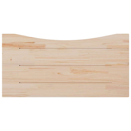 Skrivbordsskiva 110x60x2,5 cm massiv furu