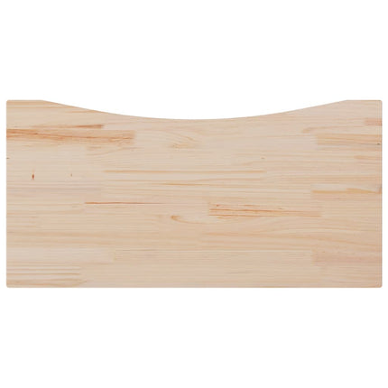 Skrivbordsskiva 110x60x2,5 cm massiv furu