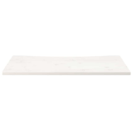 Skrivbordsskiva vit 110x60x2,5 cm massiv furu